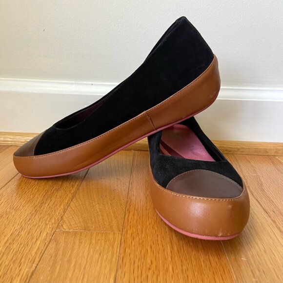 FitFlop Ballet Flats Due Women's EU 39 US 8 Leather Balletcore Minimalist EUC - Picture 5 of 10